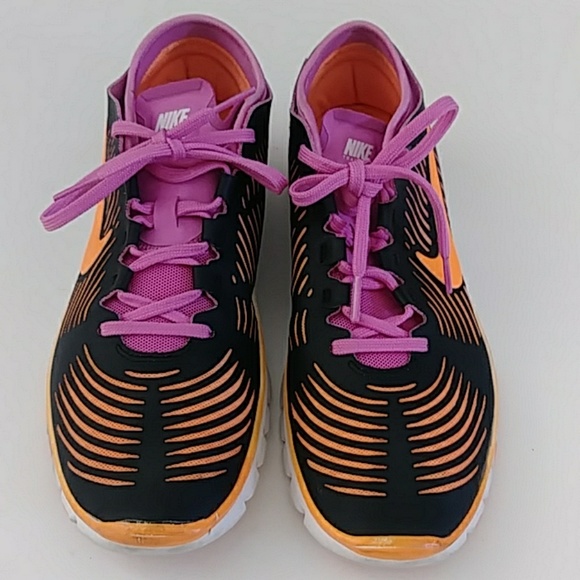 Nike Shoes - NIKE FREE BALANZA PINK, BLACK, & ORANGE SHOES 8.5